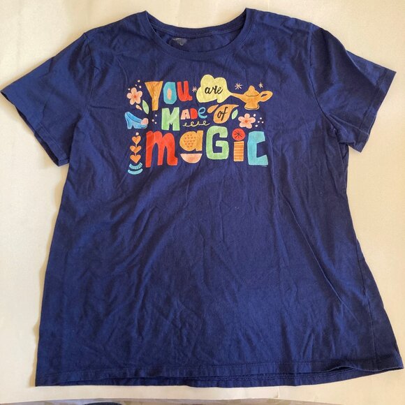 Vintage Disney Aladdin Jasmine Womens T Shirt Size XL Large Magic Genie Lamp - Picture 2 of 12